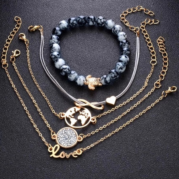 Infinity bracelet set - Picture 3 of 8